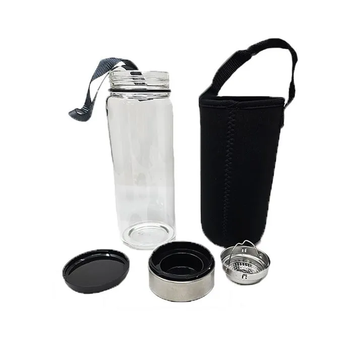 Bottle made of borosilicate glass