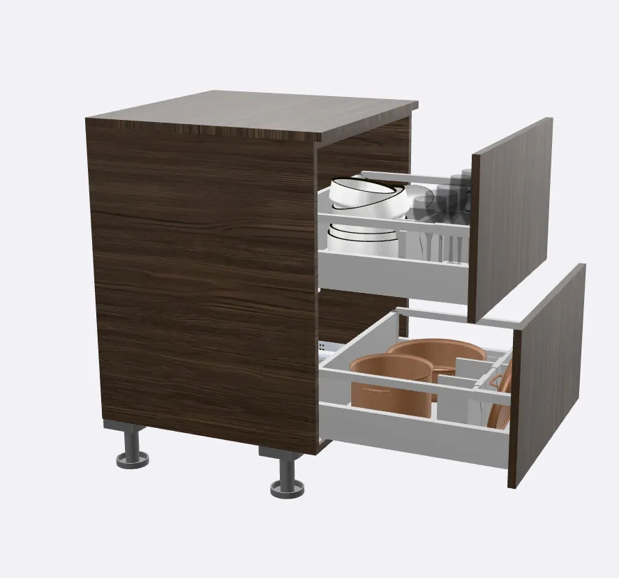 InnoTech Atira 2 set (Хар саарал, 600 мм, таславчгүй)