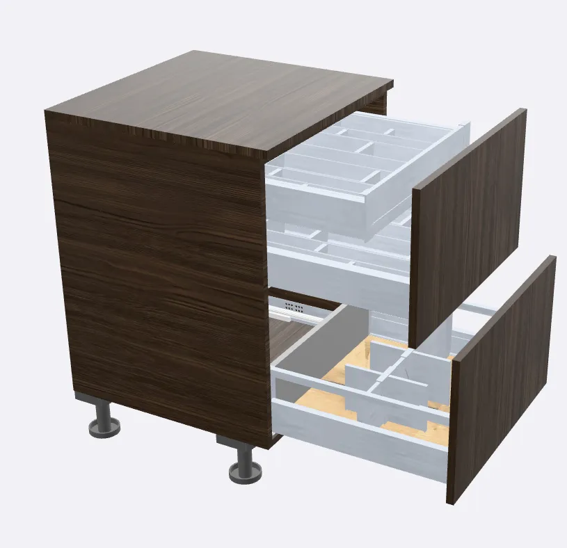 InnoTech Atira 1-1-1 set (Хар саарал, 600 мм, No)