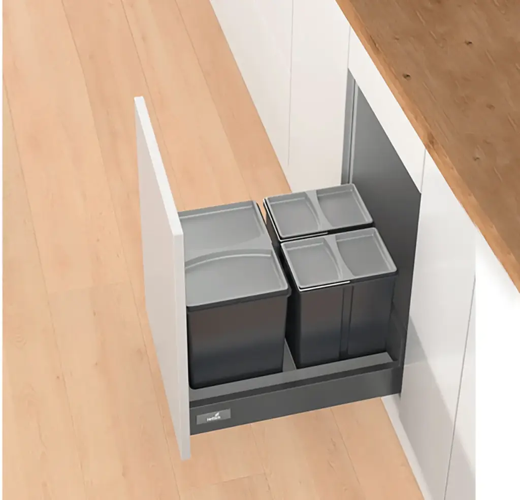 Bin it smart 450 - Хогийн савны багц (Хар саарал)